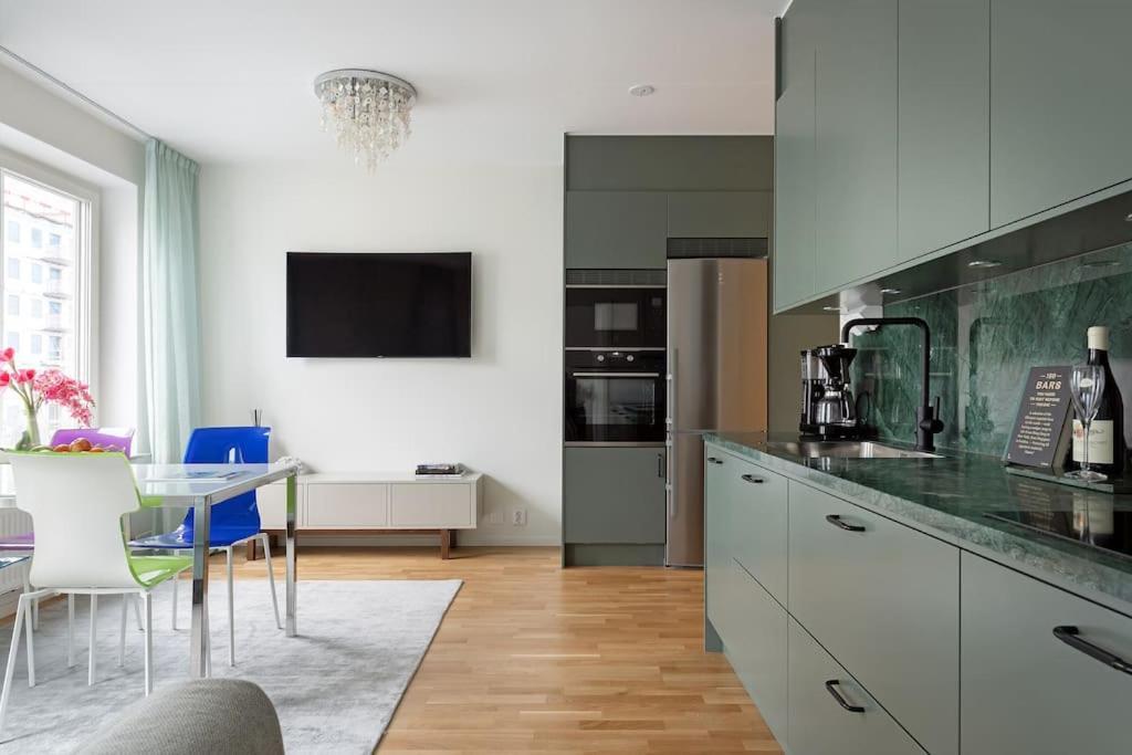 Apartament Modern Elegance I Hagastaden Sztokholm Zewnętrze zdjęcie