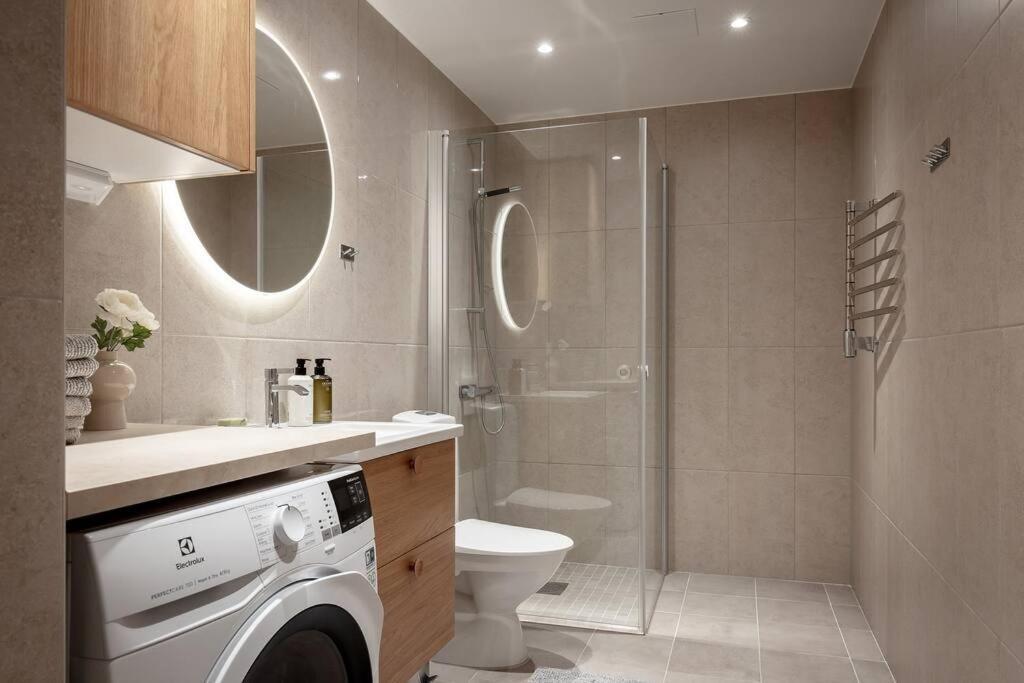 Apartament Modern Elegance I Hagastaden Sztokholm Zewnętrze zdjęcie